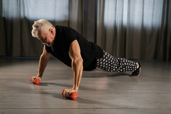 sport d'un homme âgé