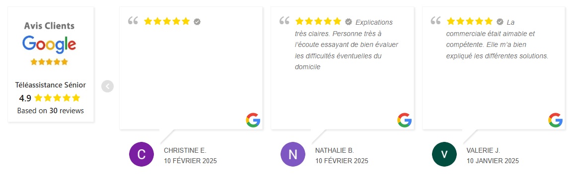 Avis teleassistance