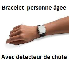 Montre GPS Senior, bracelet d'assistance connecté, Bouton d'urgence –  MONICLAR