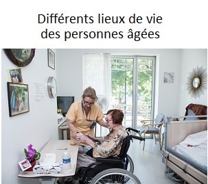 Les différents lieux de vie des personnes âgées