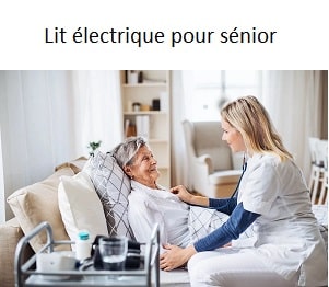 Le lit électrique pour personnes âgées
