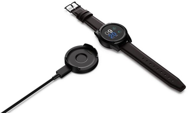 montre alarme sénior et son chargeur