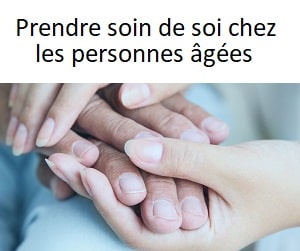 Prendre soin de soi, image senior