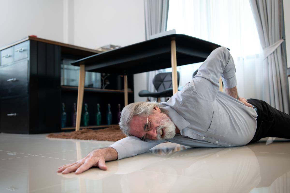 Personne âgée qui chute