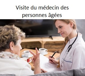 La visite du médecin pour les personnes âgées